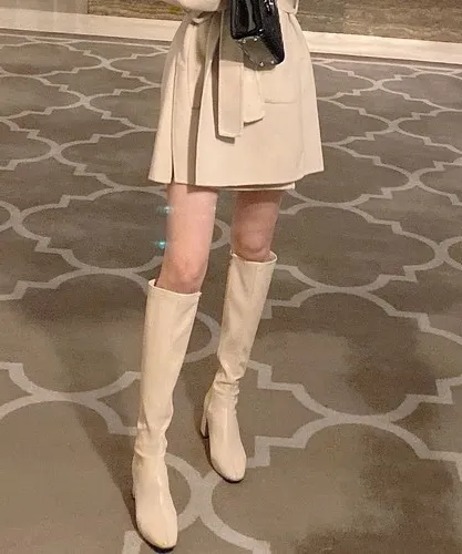 슬림 데일리 스판 롱부츠 (3color)