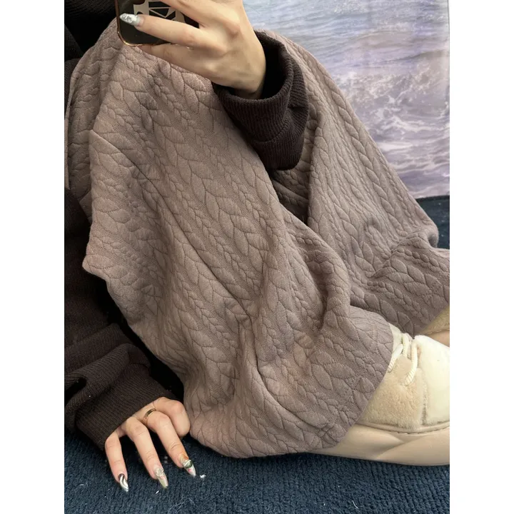 누빔🌡️[UNISEX/소장추천!]퀼트 블랭킷 웜업 케이블 포인트 윈터 루즈 와이드 트레이닝 팬츠(4color/5-7일 여유주문) 상세 이미지 29