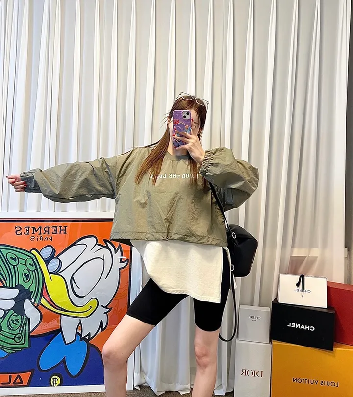 [최저가/당일발송/44-77/요가복/트레이닝/군살커버/힙업/뺴뺴로핏/짱짱/쫀쫀/임산부복/편안함/숏/쫀득/노라인/데일리/스판/쫄바지/속바지] 바이커쇼츠 하이웨스트 타이즈 3부 레깅스 상세 이미지 6