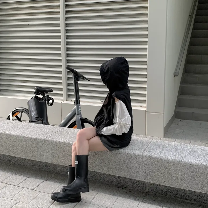 레코드 후드 나일론 조끼 : record hoodie Anorak vest - 4 color 상세 이미지 48