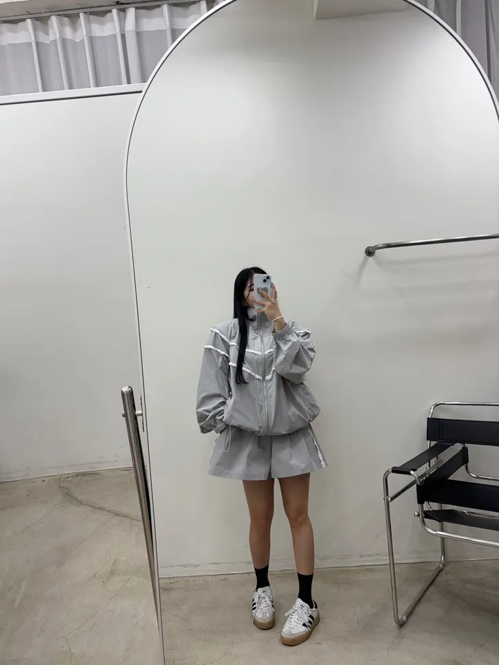 세트할인 / 레이스 오버핏 점퍼 아노락세트 4col 상세 이미지 12