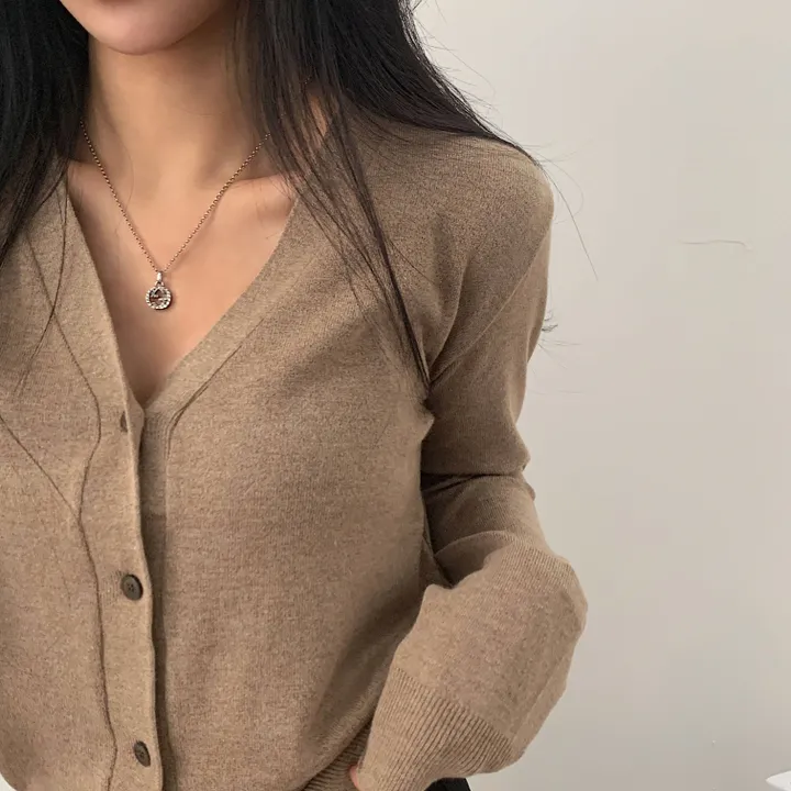 [간절기신상] 가을을 준비하는, 브이넥 니트가디건;5col 상세 이미지 40