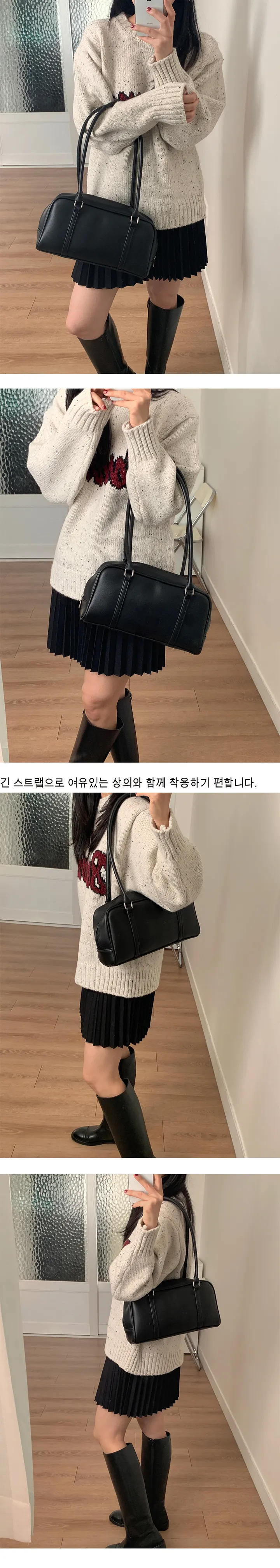 [블랙당일출고,주문폭주!]뉴바게트백 상세 이미지 1