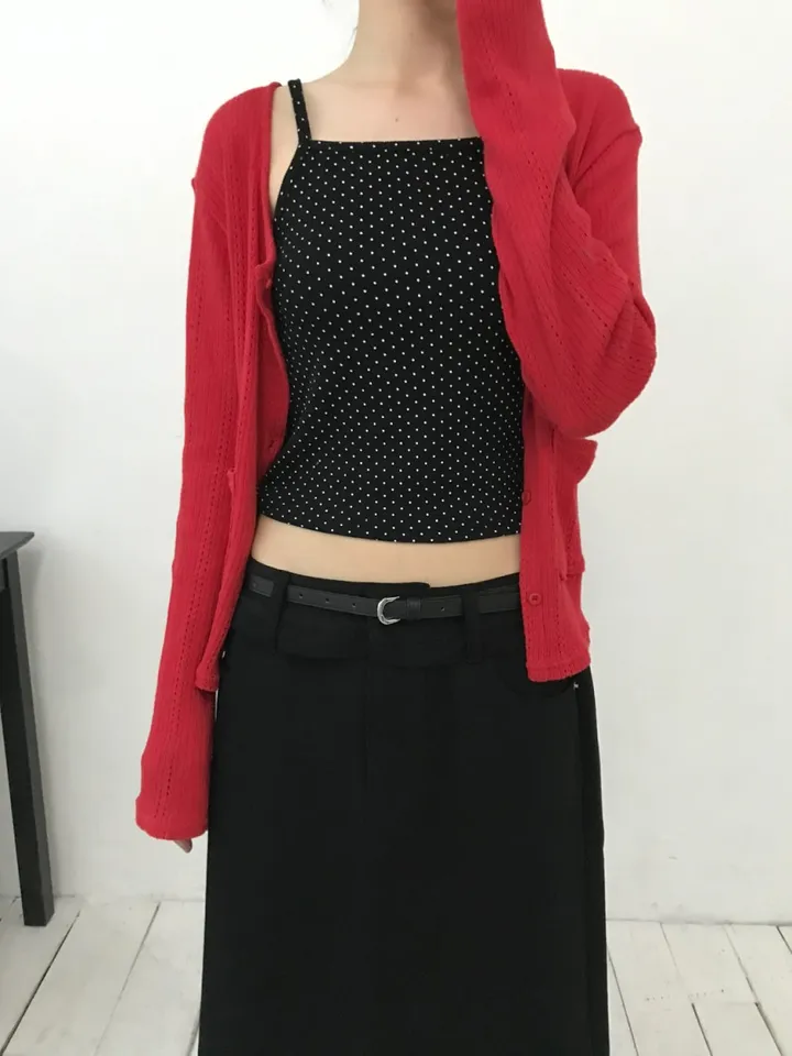 모에 펀칭 가디건(3color) 상세 이미지 28