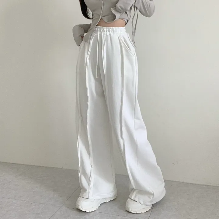 [꾸안꾸필수/넉넉핏] 타르트 데끼 두줄 통 와이드 팬츠 상세 이미지 23