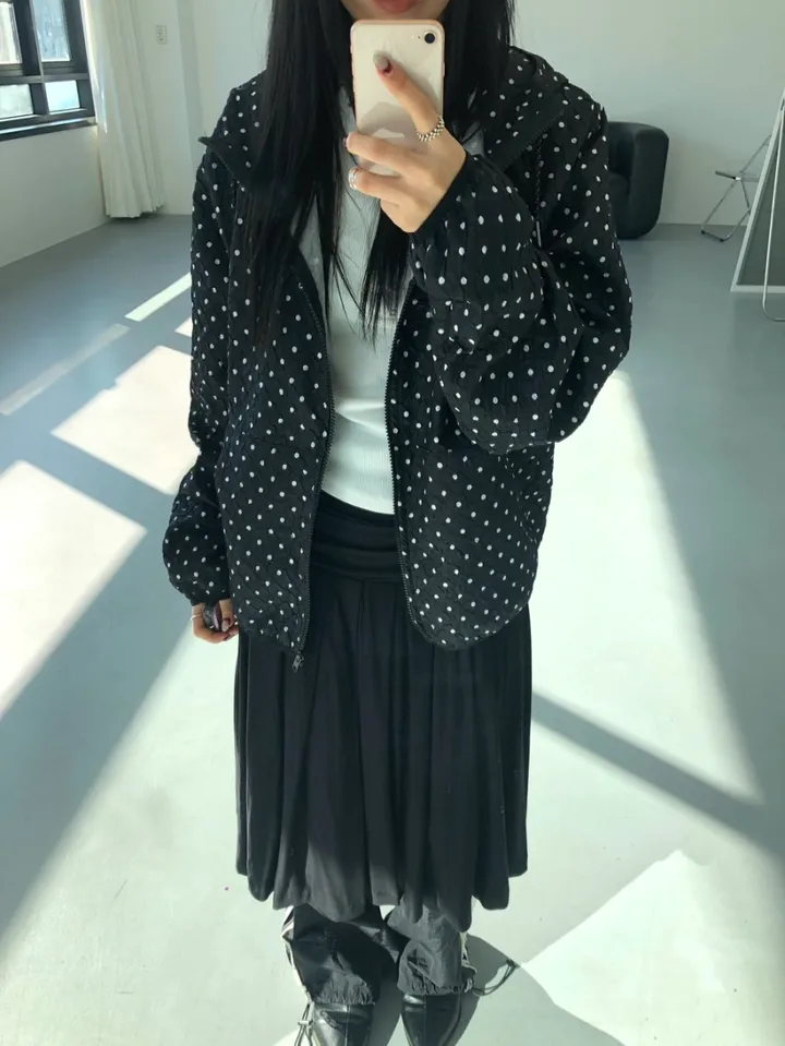 도트후드바람막이 (2color) 상세 이미지 17
