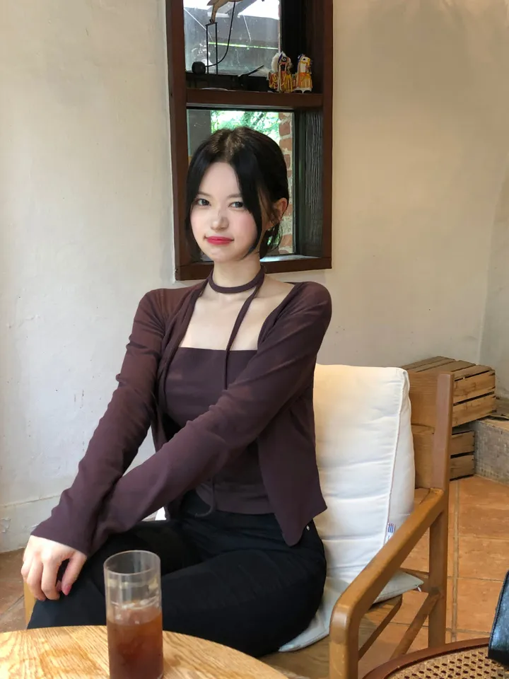 [MADE/3pcs/활용도최고] 비올라 브이넥 탑 가디건set (6color) 상세 이미지 37