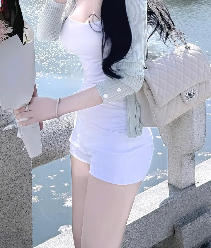 *허리꽉*쫀쫀핏/여름필수템 🩷베이직 숏팬츠 - 2color / 착붙핏 쫀득 반바지 하이웨스트 여름반바지 여름숏팬츠 여름바지 스판 핫팬츠 하의 기본템 3부 숏 면바지 여행 데이트룩 상세 이미지 8