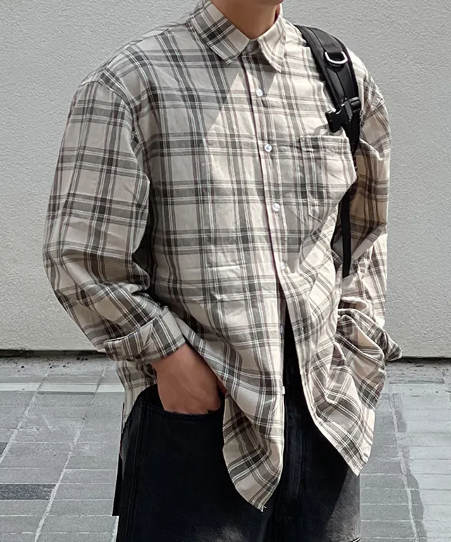 【KOOLOSET】Nerd Vintage Check Shirt Nerd Vintage Check Shirt (4color) - 4910 | 패션이 쉬워지는 순간