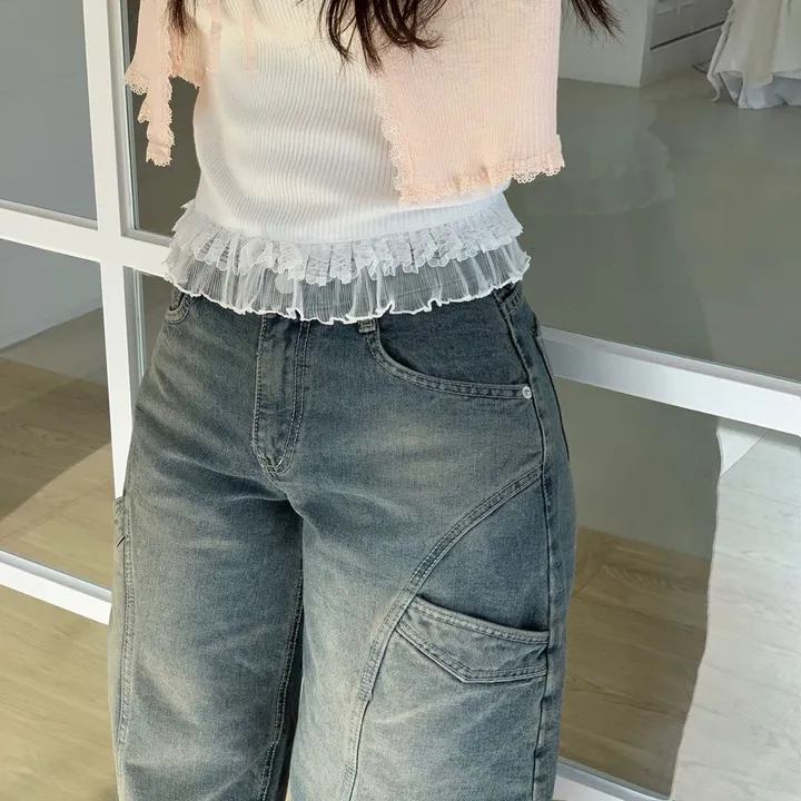 [여름까지 쭈욱🤍]클로에 빈티지 리본 스트랩 레이스 프릴 여리핏 롱슬리브 썸머 니트 가디건 5color 상세 이미지 39