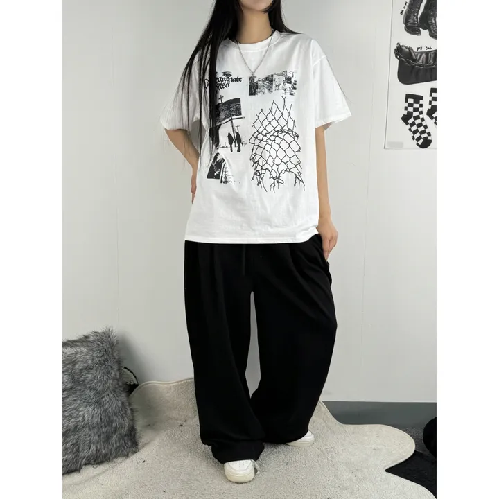 ❤️‍🔥기모선택│업그레이드 ver.│누적판매1,000 돌파 기념│4size!❤️‍🔥[UNISEX/기획특가]사이드 폴드 핀턱 스트링 루즈 와이드 벌룬 트레이닝 팬츠(2color) 상세 이미지 21