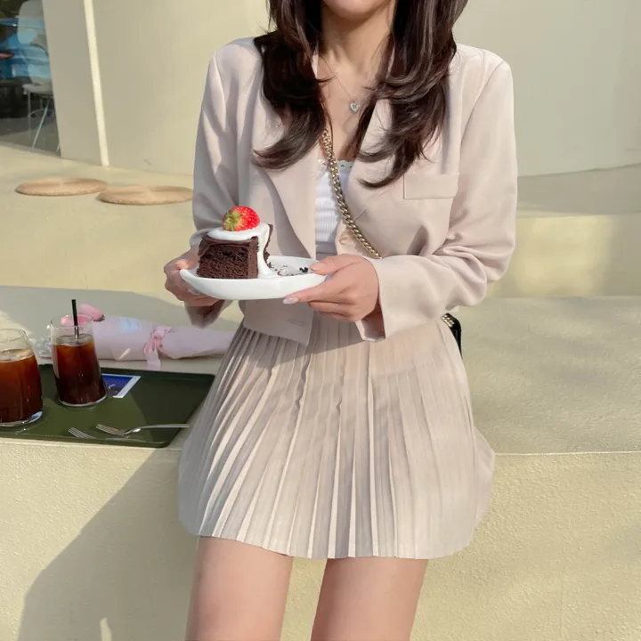 [깔끔핏] 봄 베이직 크롭 자켓 상세 이미지 24