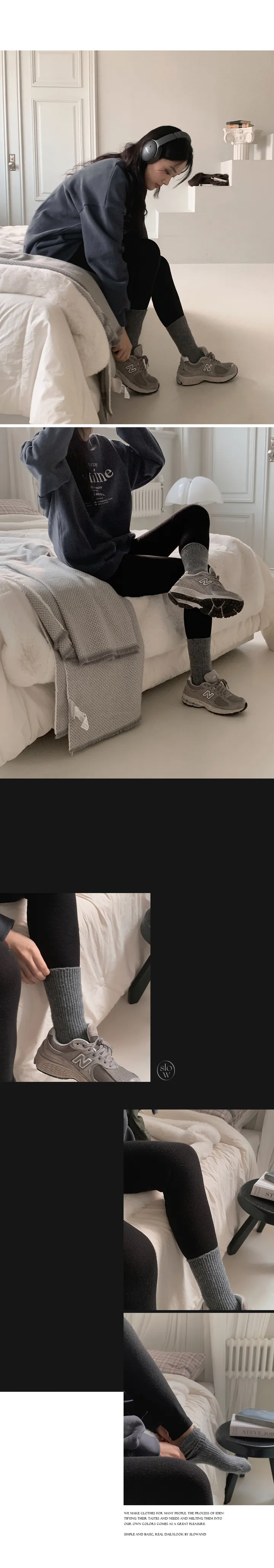 [🖤히트텍/데일리] 윈터즈 파스텔 히트레깅스 - 2 color (SLOWMADE/자체제작/레깅스/스판/무광/필수템) 상세 이미지 23