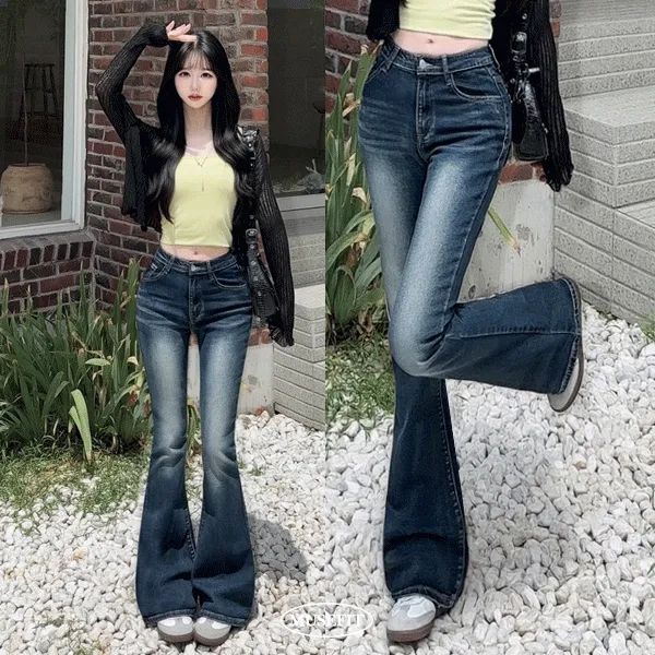 골반뽕+가을까지💗 *후기극찬/보정핏* 볼륨업 기장선택 루시 골반볼륨 데님 부츠컷 팬츠 - 4COL