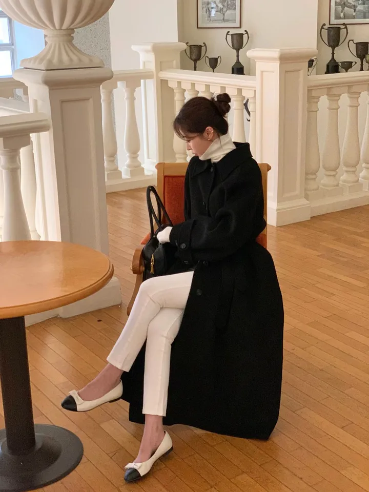 도리 롱코트 울코트 핸드메이드코트 겨울자켓 상세 이미지 32