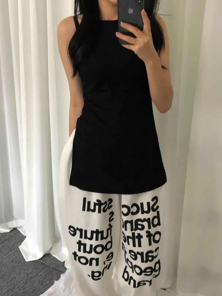 [휴가❤︎데일리룩/여리여리핏]트임 홀터넥 set 상세 이미지 36