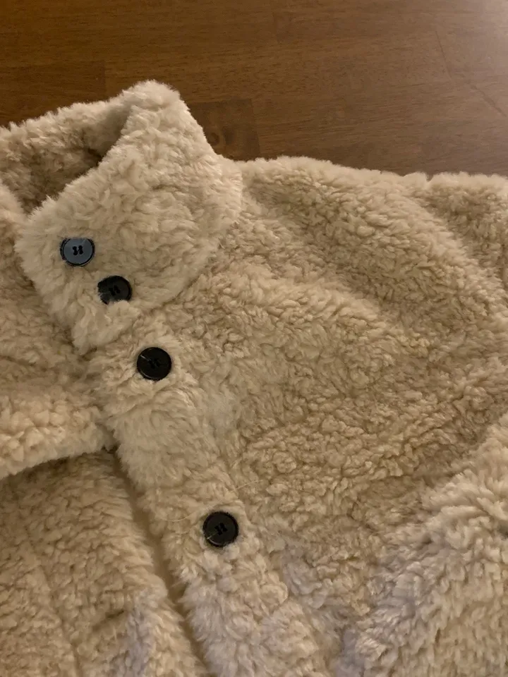 [문의폭주🐻] 베어 버튼 뽀글이 퍼 숏코트 자켓 / 누빔 코트 자켓 - 3color 상세 이미지 33