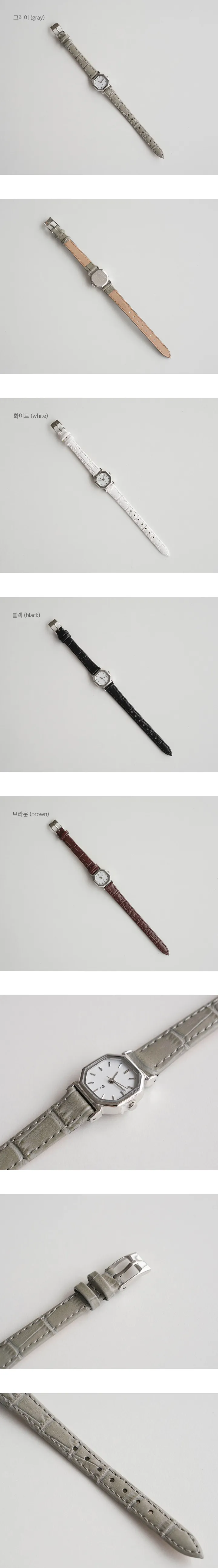 틸렌다 소가죽 시계 상세 이미지 6