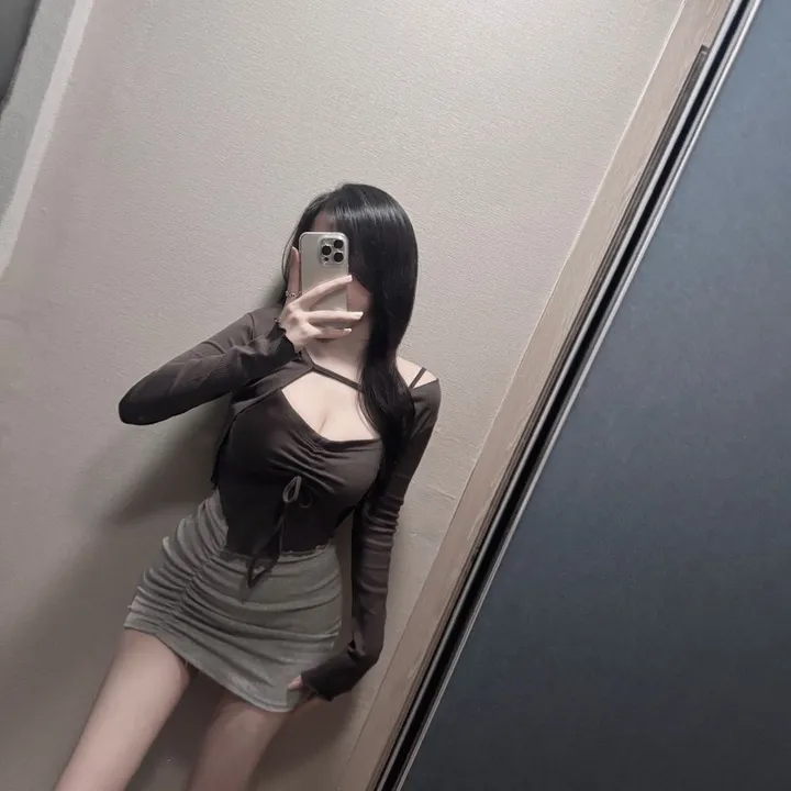 💋찐 번따룩💋 튜드 스트링 나시 가디건 세트 상세 이미지 8