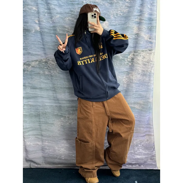 [소장추천!]y2k 더 트랙 라인 스포티 블록코어 힙 하이넥 저지 집업(2color/4-6일 여유주문) 상세 이미지 21