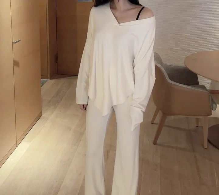 [Made /단품구매가능 /세트3000원할인] 촉촉 촤르르 연유 라떼 트레이닝 세트 여리핏 꾸안꾸 퀄보장 데일리set 핏보장 봄 신상 상세 이미지 31