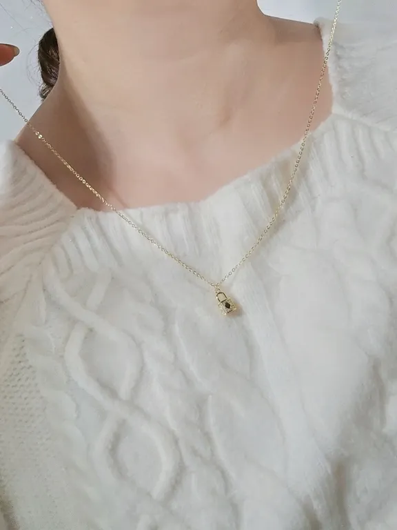 심플한데예쁜 미니 스파클링 락 체인 써지컬 네크리스 목걸이 상세 이미지 25