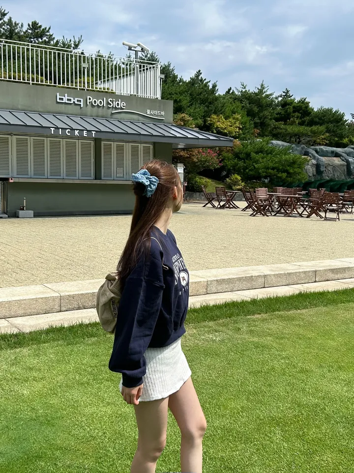 [러블리/컬러맛집] 캔디 트임 홀터넥 원피스 니트 모노키니 상세 이미지 15