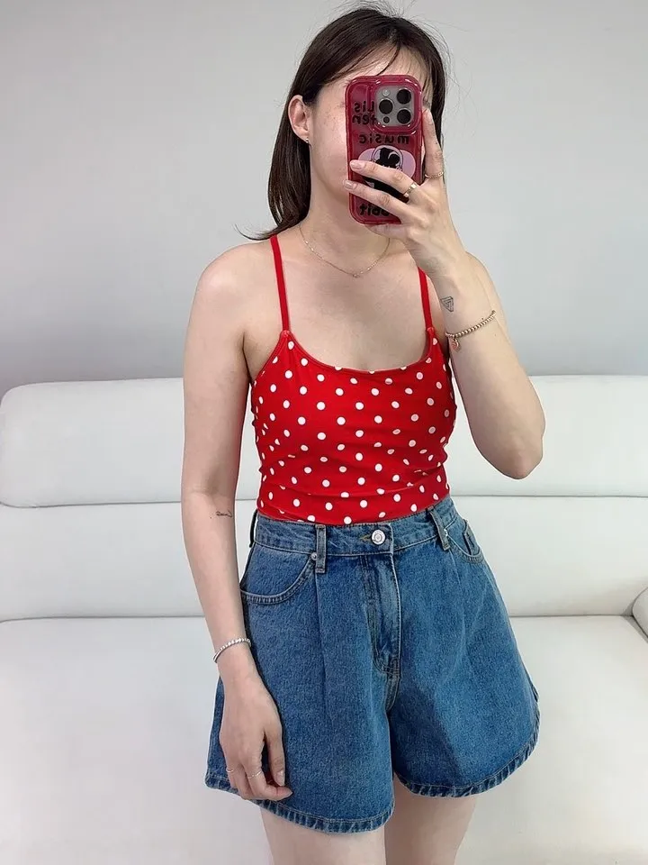 도트모노키니 땡땡이 수영복 여름비키니 비치웨어 워터밤 상세 이미지 4