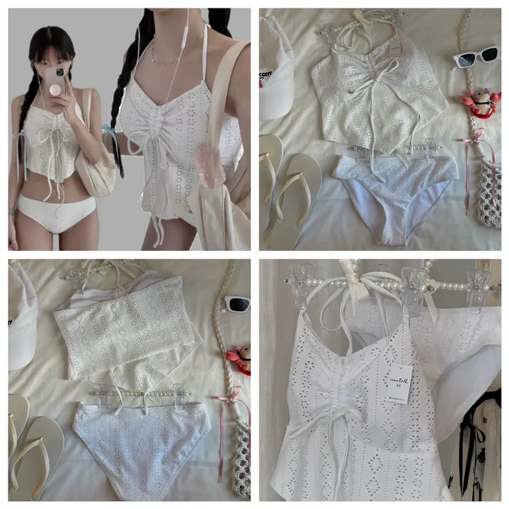 [비키니/러블리] 러링 펀칭 수영복 비치웨어 상세 이미지 1