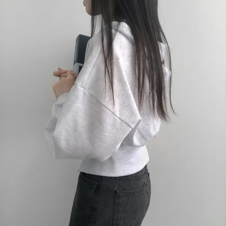 [허리군살 싹잡아줌] 잘록핏감! 소매낭낭 후드 단추 집업가디건 상세 이미지 15