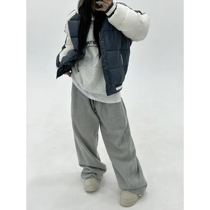 ❤️‍🔥누적판매8,000 돌파 기념❤️‍🔥[UNISEX/기모 ver.🤧/소장추천!]럽 올 컬러 와이드 스트링 트레이닝 팬츠(5color) 상세 이미지 98