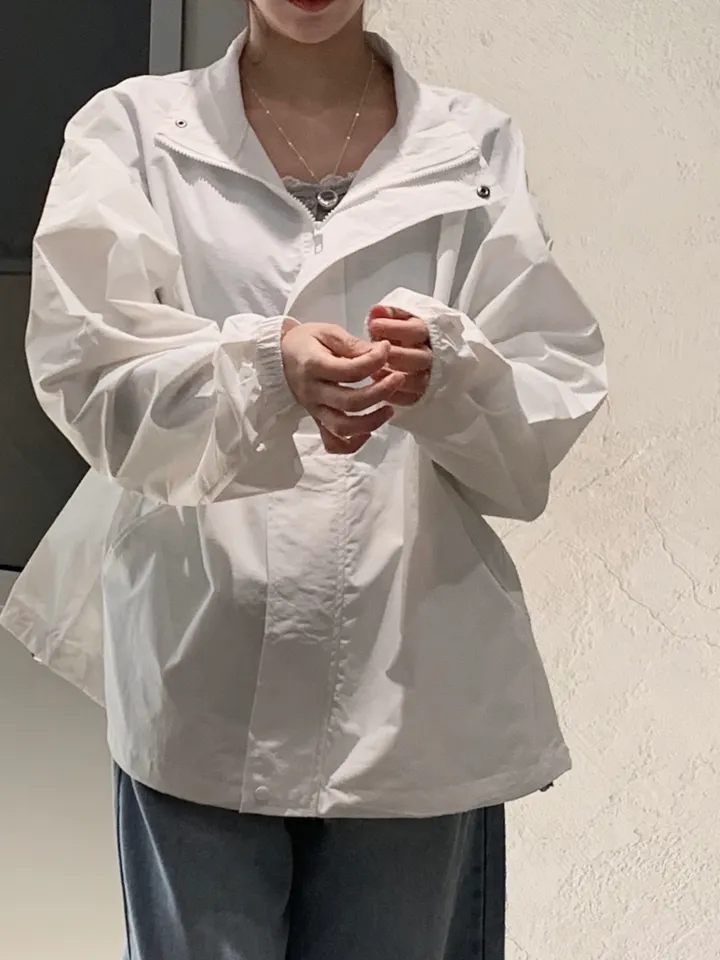 [트렌치 바람막이🤍/아우터맛집!] 트렌치바람막이 야상 하이넥 바람막이 숏트렌치 간절기아우터 데일리룩 숏야상 봄 자켓 오버핏자켓 상세 이미지 61