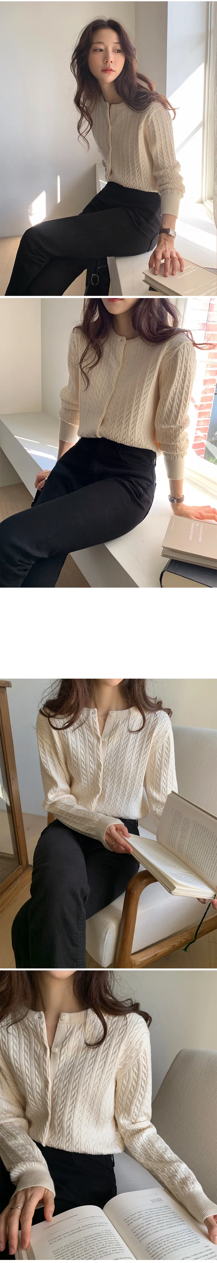 [4천장돌파][MADE] 카미유 소프트 케이블 니트 가디건 상세 이미지 14