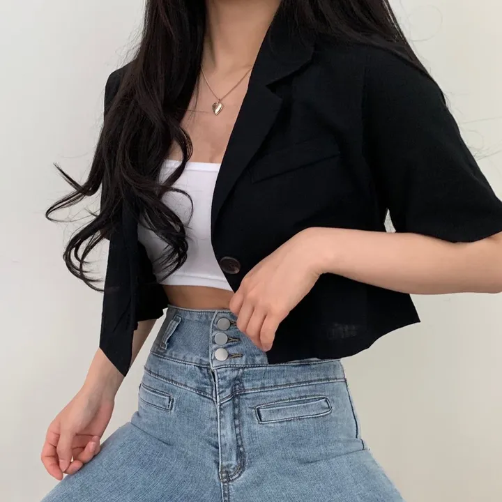 [베스트재진행] 린넨 크롭 반팔JK 상세 이미지 47