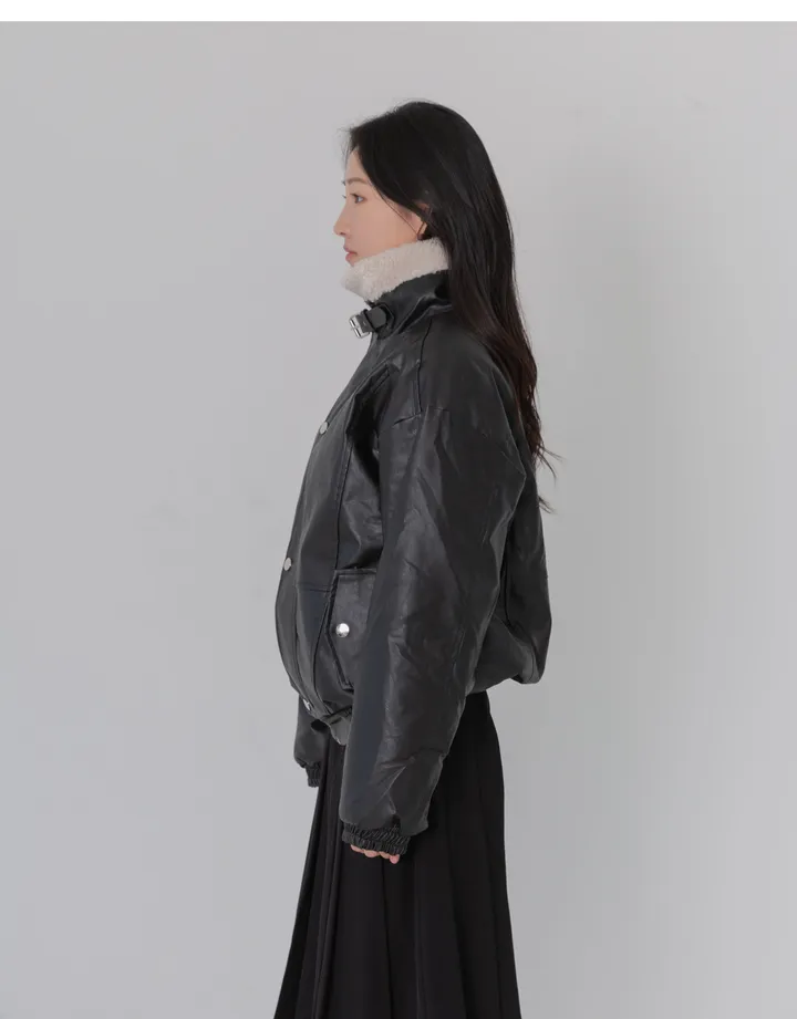 도카 퍼 레더무스탕(2colors) 상세 이미지 16