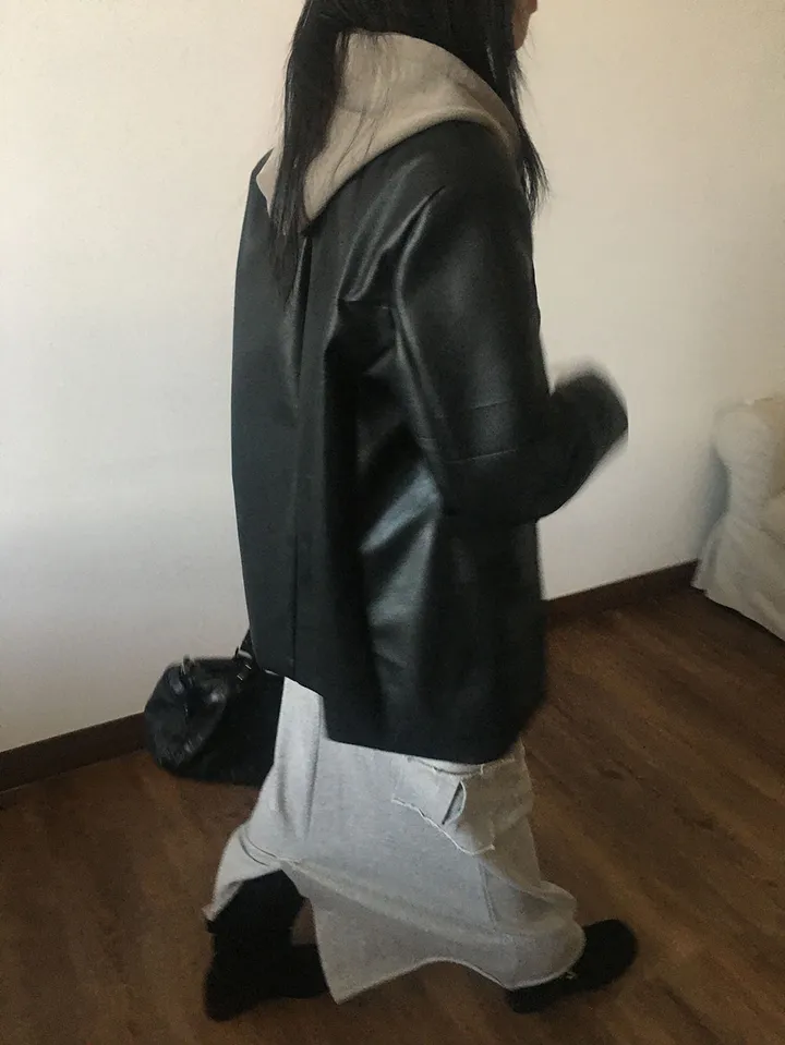 피그먼트 크롭 후드 집업 (4color) 상세 이미지 39