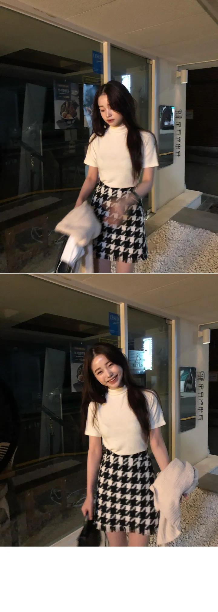 주문폭주[MADE] black pink tweed - set 상세 이미지 17