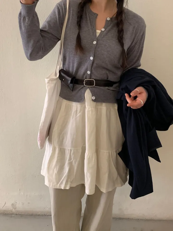 [주문폭주!][봄신상/데일리템/최저가] 아렌 베이직 라운드 가디건 (10color) 상세 이미지 82