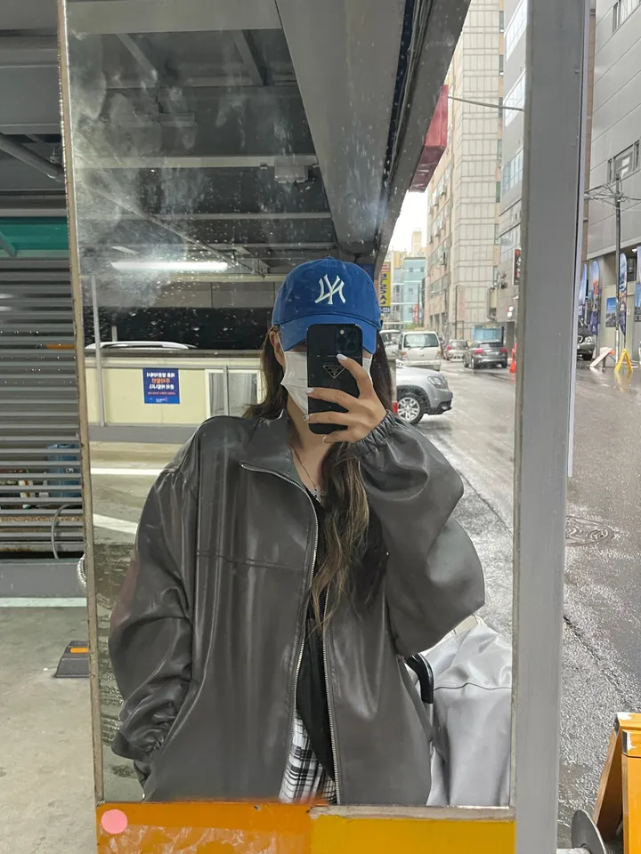 [주문폭주/MADE] 남녀공용 로제 오버핏 레더자켓 상세 이미지 33