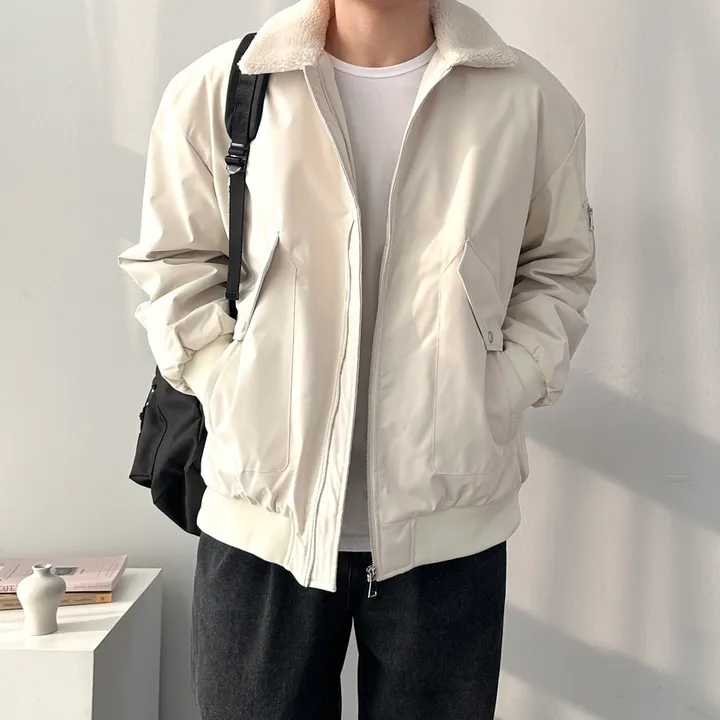 [당일발송!!/주문폭주] 핏보장 숏패딩 오버핏 무스탕 아우터 잠바 패딩 점퍼 퀼팅안감양털항공점퍼 상세 이미지 21
