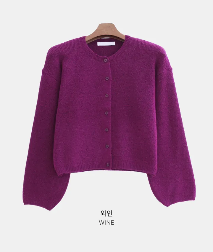 MD픽💜 엘가 라운드 세미크롭 니트 가디건(9color) 상세 이미지 52