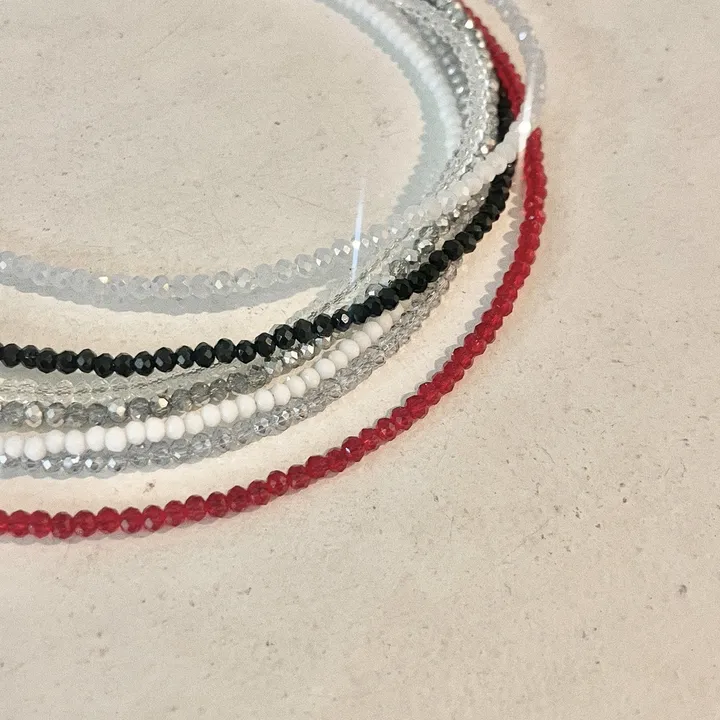 *made* 사계절 만능 레이어드 론델 비즈 목걸이 (2size 13color) 상세 이미지 57