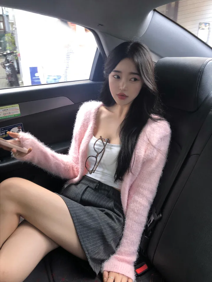 부하지않은! [*왕보들/여리핏] 앙고라 베이비컬러 투버튼 솔잎 가디건-6col 상세 이미지 11