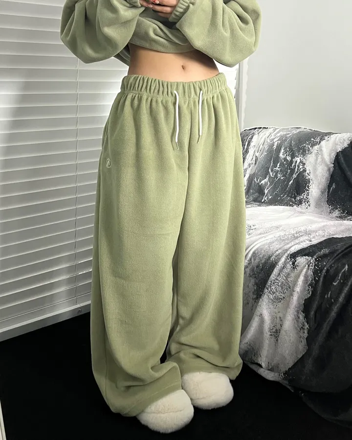 [주문폭주🔥1800장돌파🙏🏻]제로 후리스 롱와이드 팬츠👖[6color/세트가능][후리스팬츠/롱팬츠/트레이닝/후리스/와이드팬츠/츄리닝] 상세 이미지 87