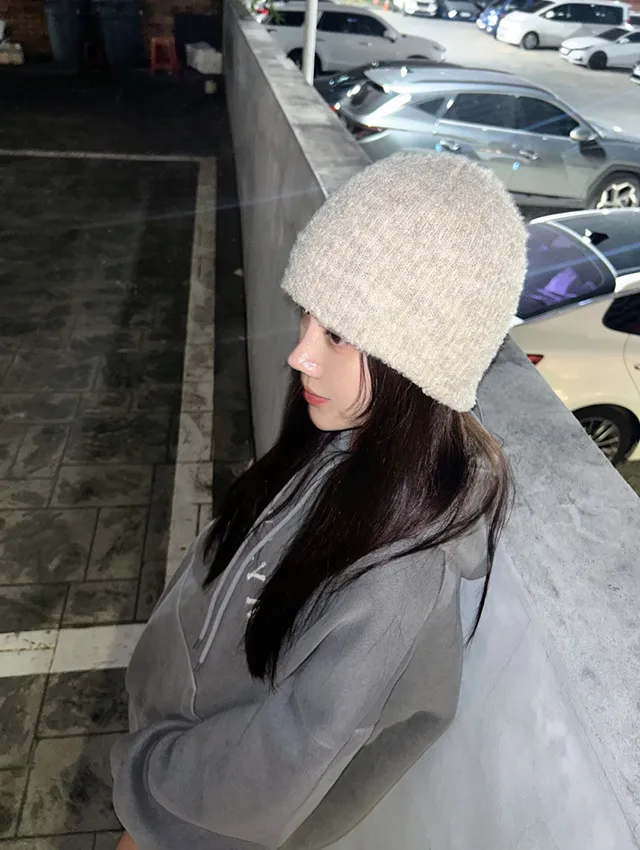 [묶음세일]블루베리 부클 데일리 일자핏 툼 비니 5color 상세 이미지 5