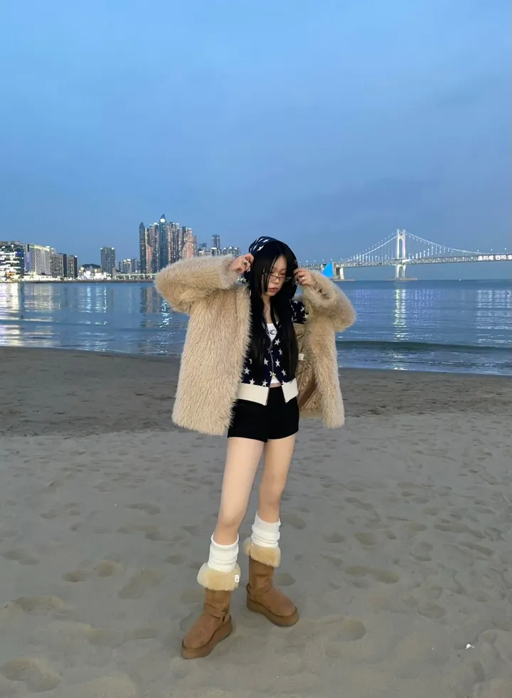 [MD소장/인기상품] y2k star pattern slim crop hood zip-up / y2k 별 스타 패턴 슬림 크롭 후드 집업 상세 이미지 7