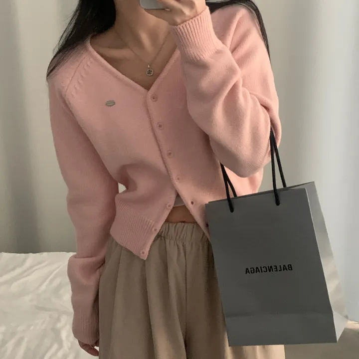 [스탠다드핏/데일리🤎] 리너스 실버 펜던트 나그랑 브이넥 니트가디건 - 6color 상세 이미지 23