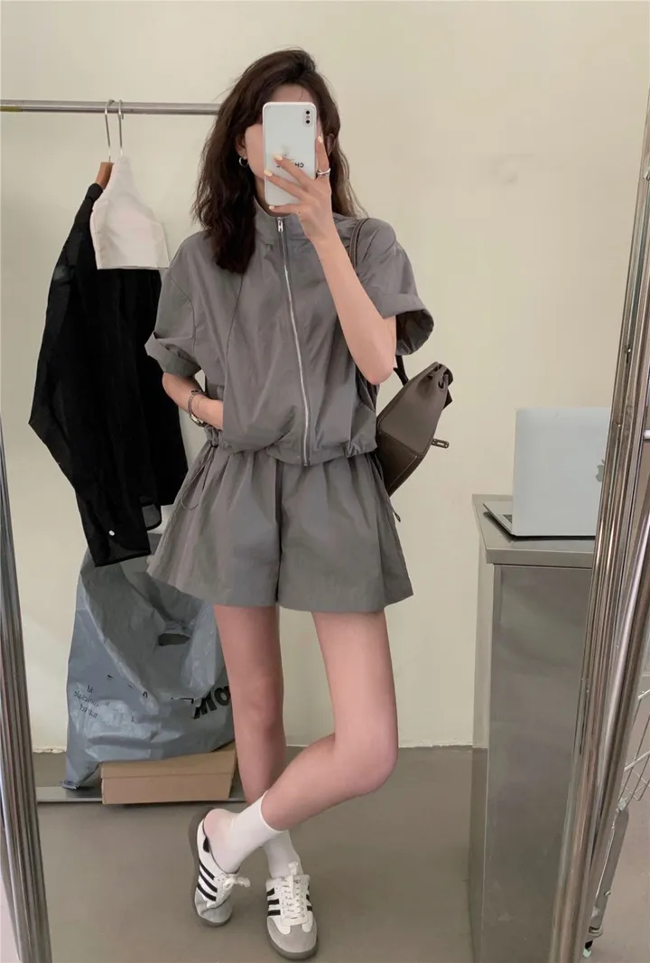 [주문폭주]바스락 바람막이 여름 트레이닝세트 4color 상세 이미지 18