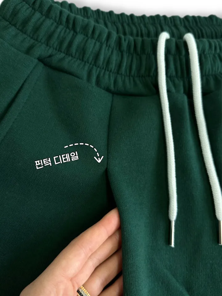 세트가능/ 남녀공용 오버핏 반팔 여름 커플룩 커플티 레터링 루즈핏 반팔 티셔츠 합포 핀턱 버뮤다 팬츠 밴딩 반바지 꾸안꾸 트레이닝 세트 커플 시밀러룩 빅사이즈 세트 스트릿 딜리 상세 이미지 51