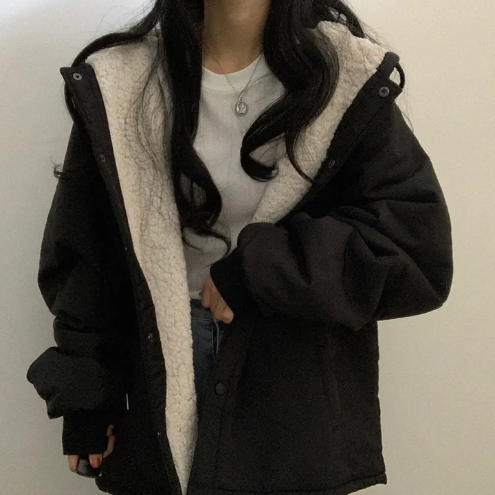 [ 겨울까지 ] 안감 양털 왕따뜻 야상 점퍼 상세 이미지 9